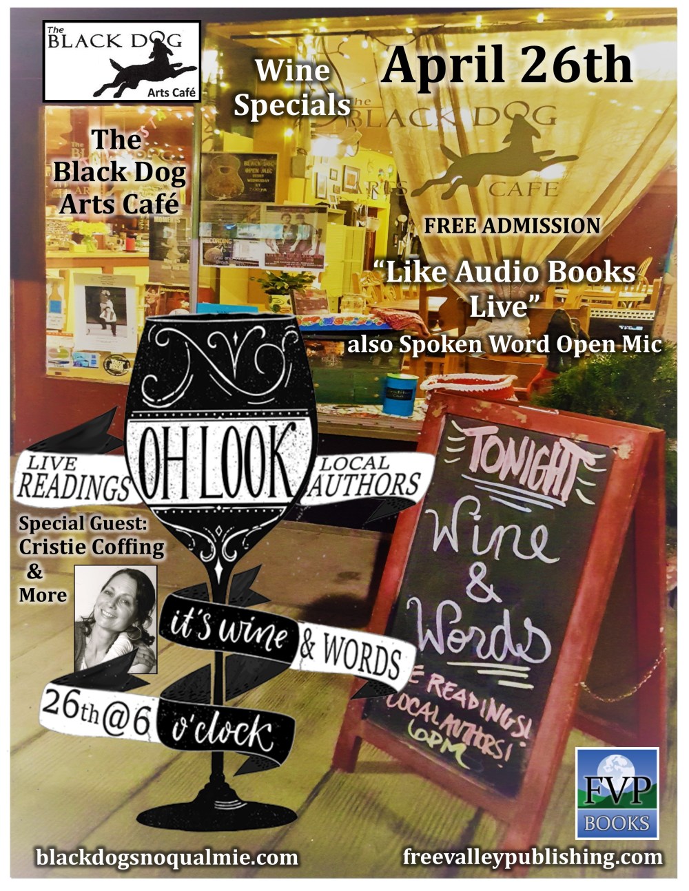 Wine and Words Flyer April 2018